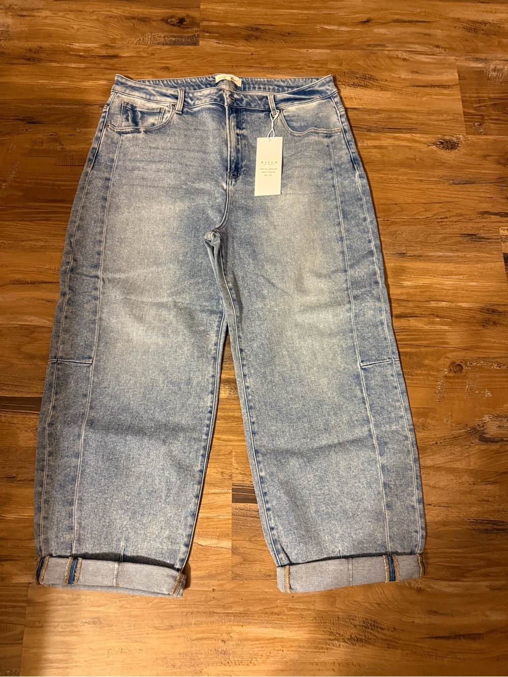 Risen barrel jeans 👖 Light Wash High-Rise Relaxed Fit Women’s Jeans